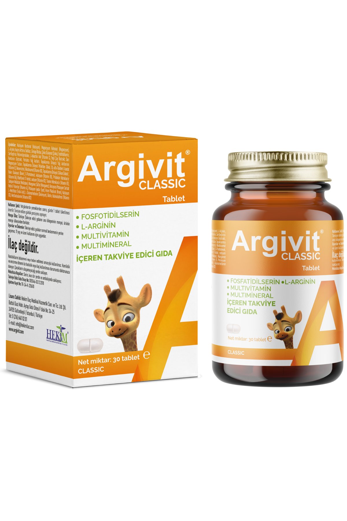 Argivit Classic – 30 Capsules Dietary Supplement