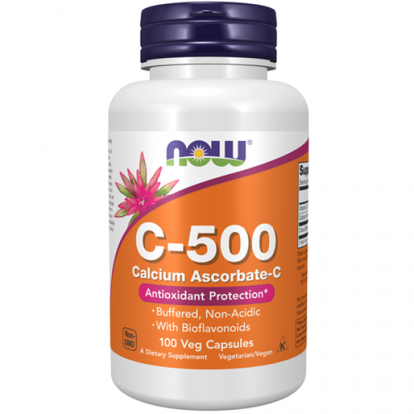 NOW Foods C‑500 – 100 веган капсул