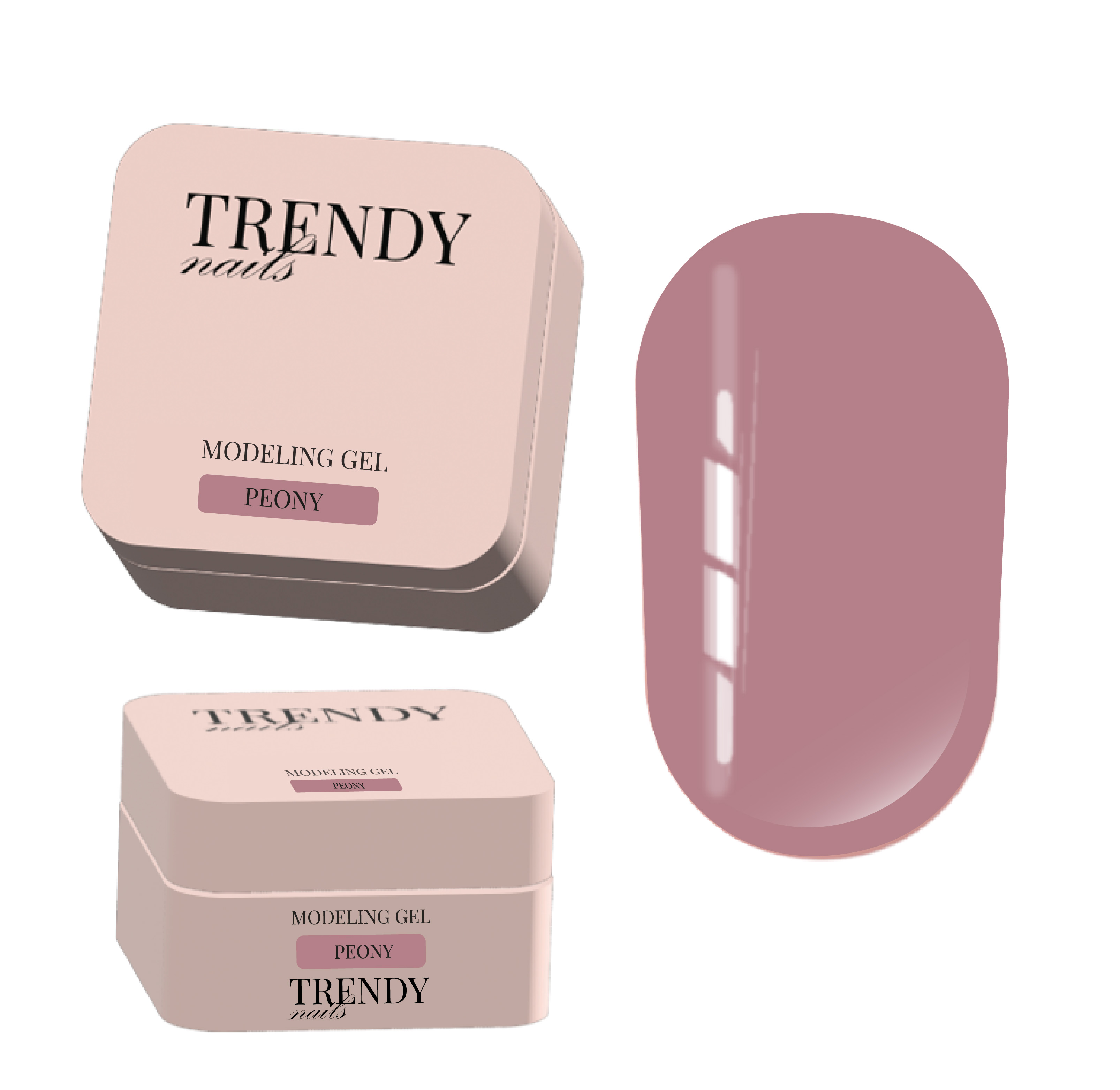 Modeling gel "Peony" 30 ml