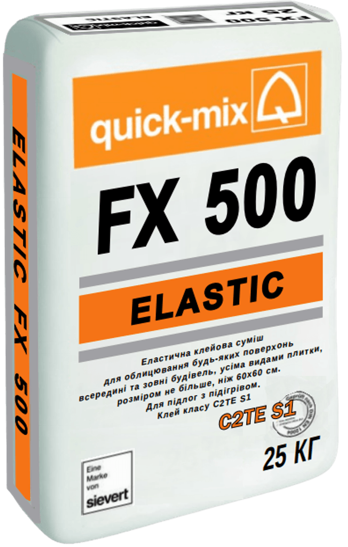 FX 500 ELASTIC grey and white Універсальний еластичний клей для підлог з підігрівом