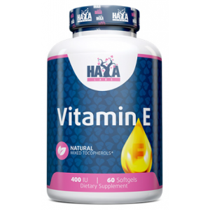 Haya Labs Vitamin E Mixed Tocopherols 400 IU - 60 софт гель