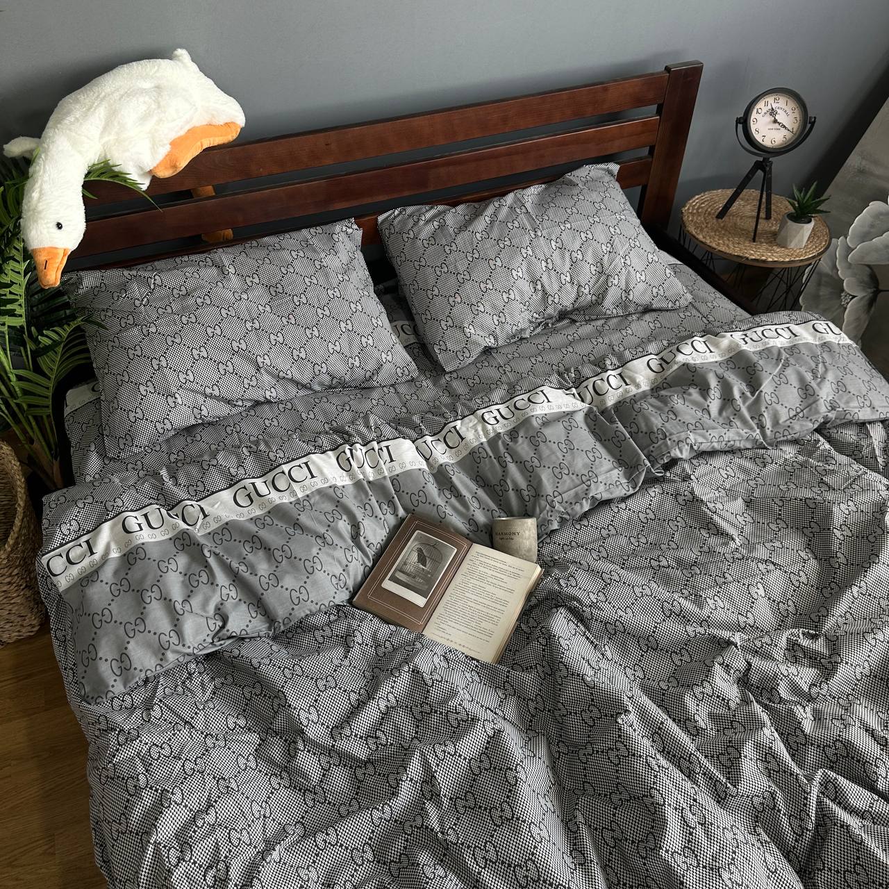 Постільна білизна Гуси бязь 100% бавовна