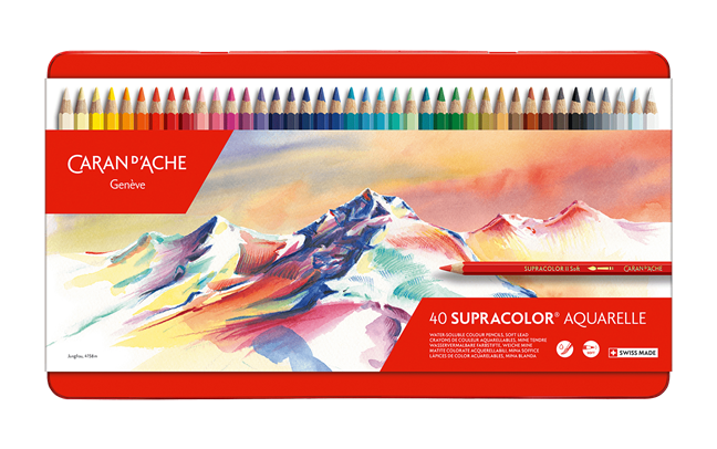 Коробка з 40 акварельних фарб SUPRACOLOR™