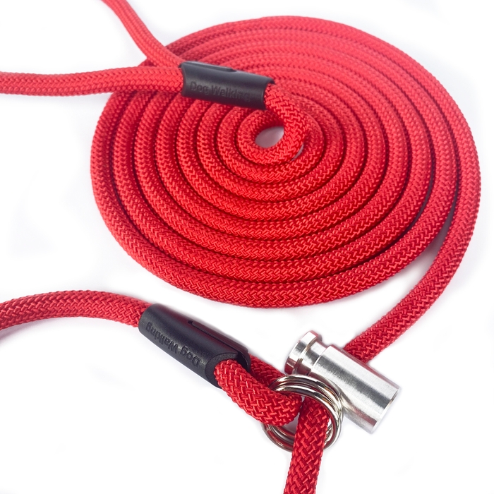 Повідець контролер Dog Walking CONTROL LEASH для вигулу та дресирування собак 9 мм 3 м червоний