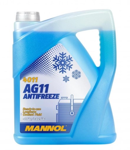Антифриз синій готовий AG 11 (-40) Longterm 5л   Mannol