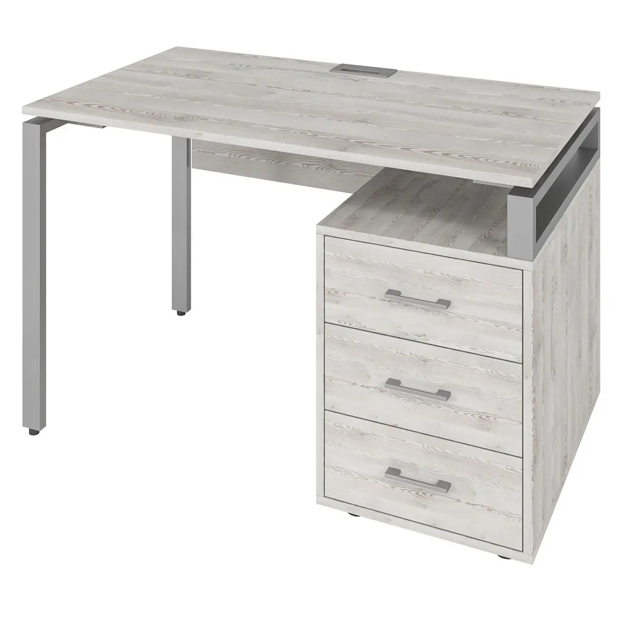 Стіл з тумбою LM 1A, стіл комп'ютерний, письмовий стіл 1350/700/750 мм., стіл Лофт