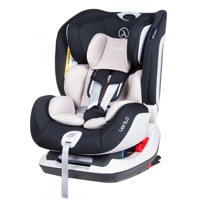 Автокрісло Coletto Vento Isofix 0-25 9024-CVIs-13, black, чорний