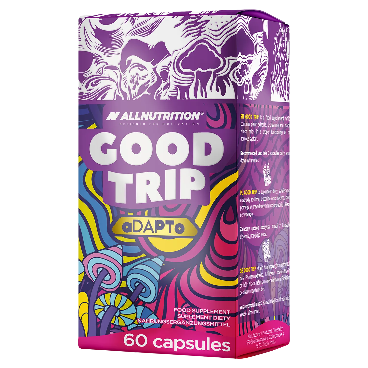 Allnutrition Good Trip адаптогенний комплекс для психічного балансу - 60 капсул