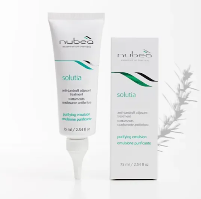 Очищаюча емульсія проти лупи Nubea Solutia, 75 мл
