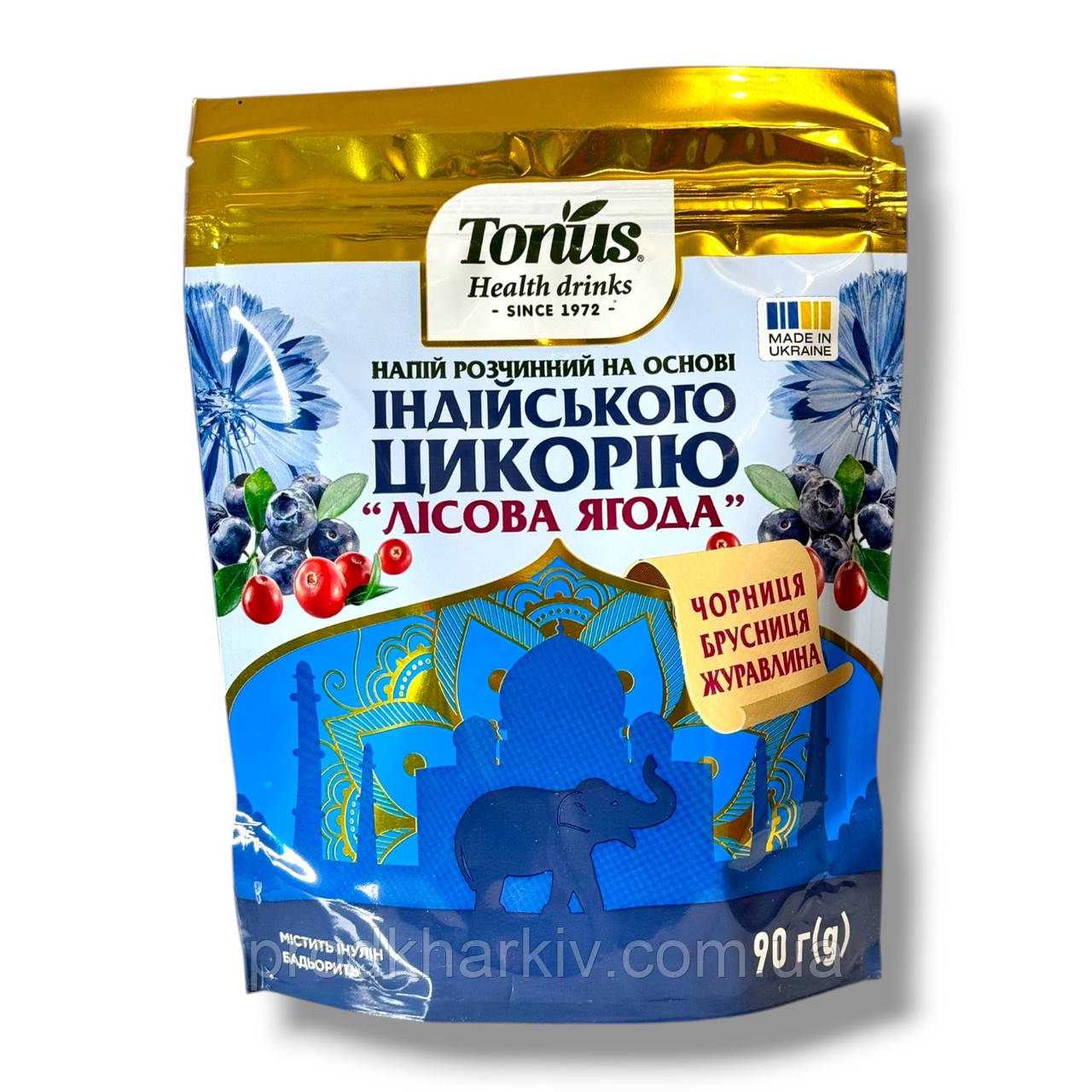 Цикорій розчинний Tonus «Лісова ягода» з чорницею, брусницею та журавлиною, 90 г