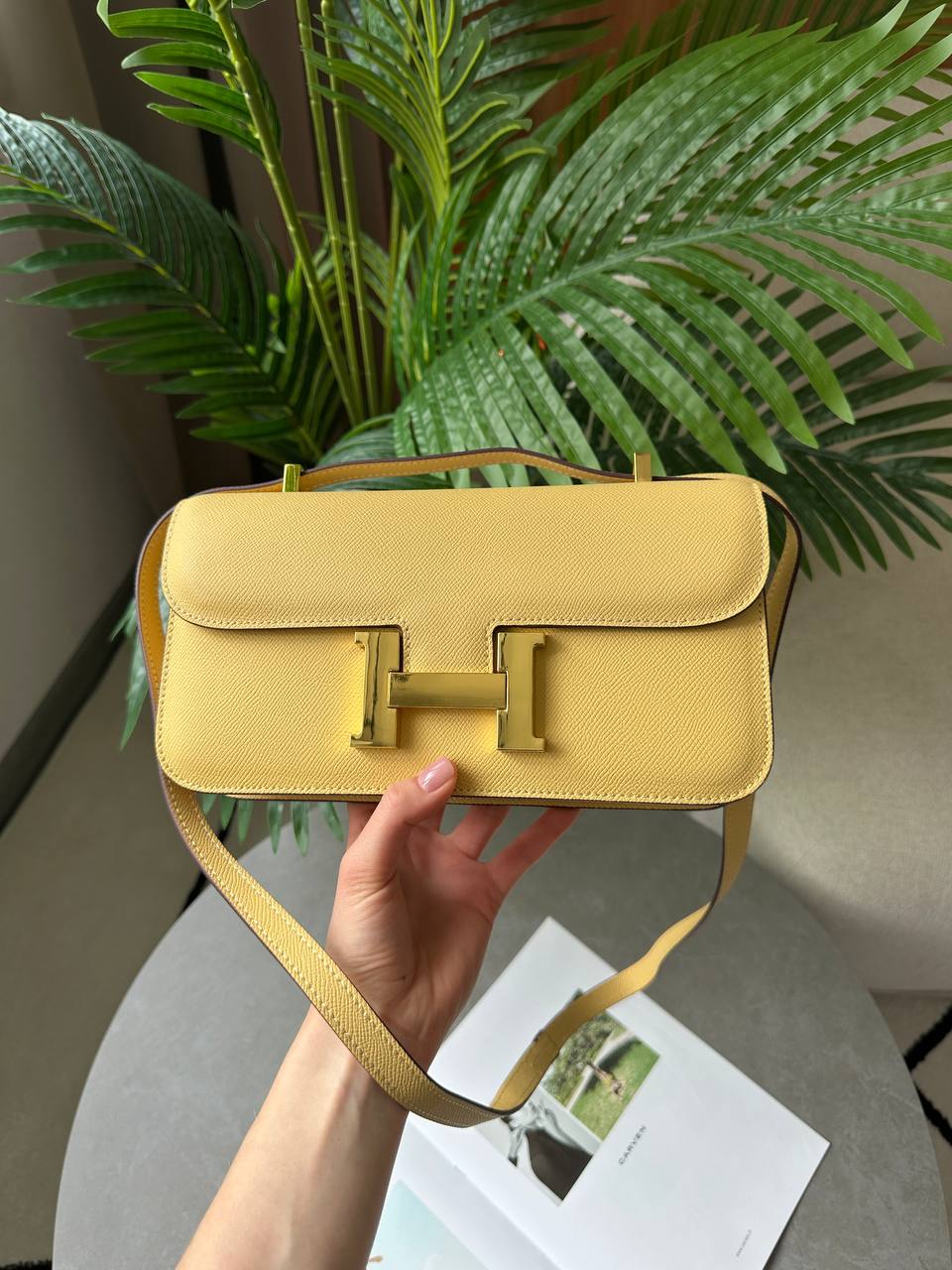 Hermes Constance 26 Elan Yellow