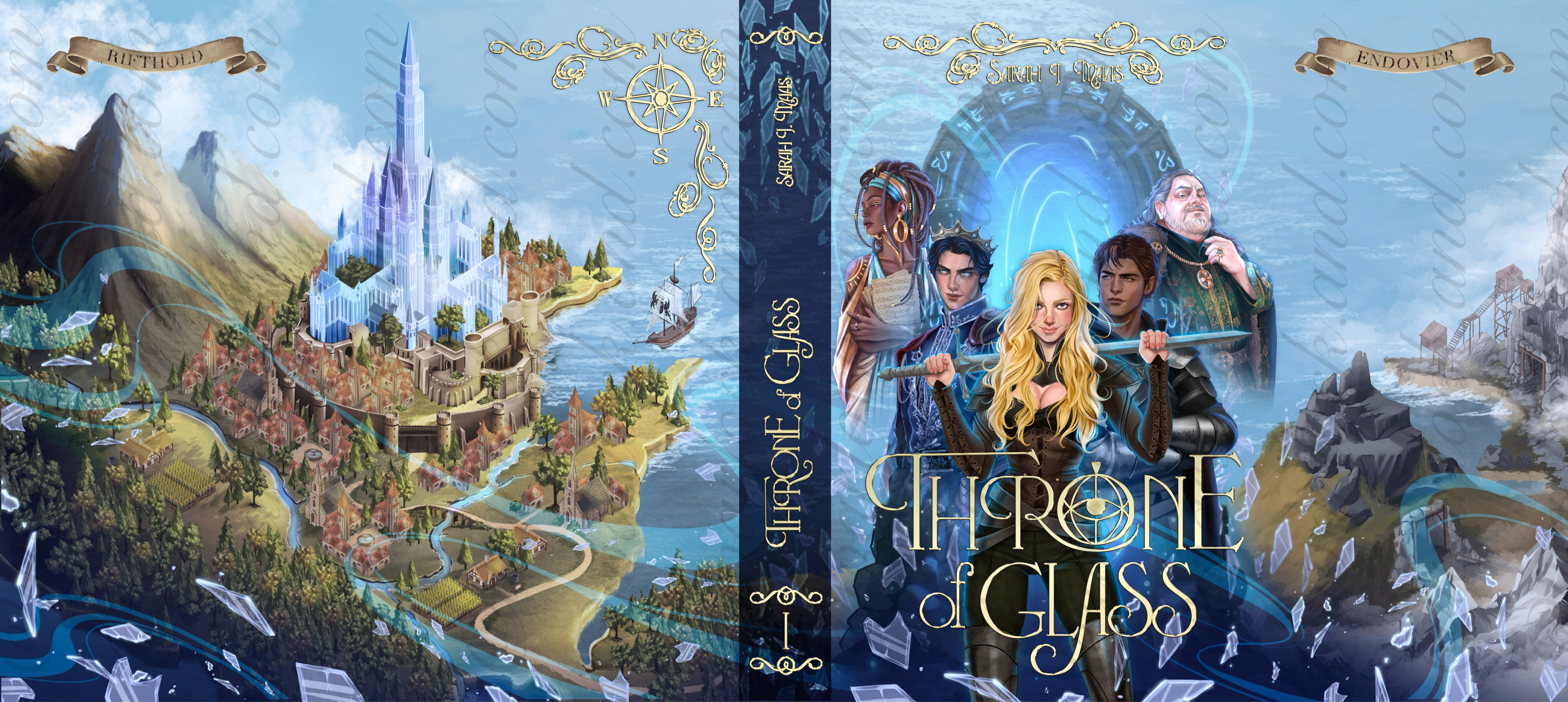 Суперобкладинка "Throne of Glass"