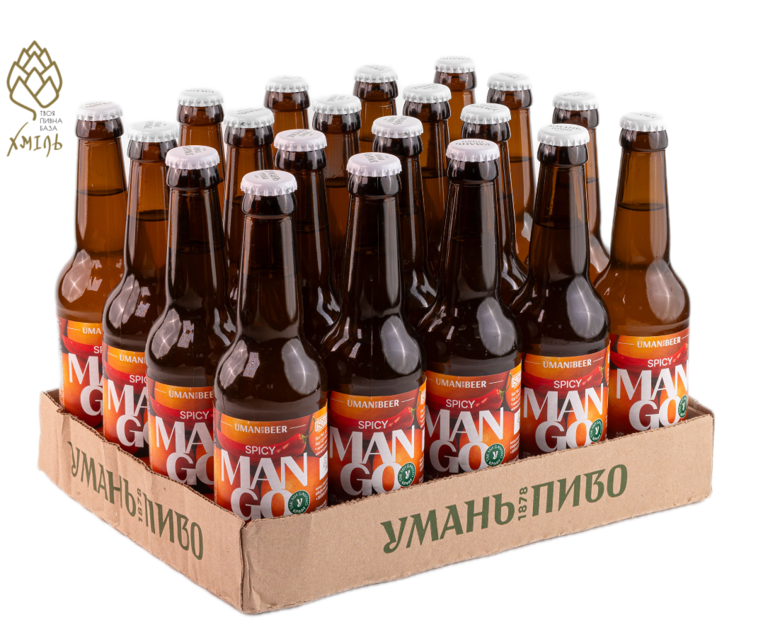 Пиво Умань Spicy Mango скло 0,33л (20шт/ящ)