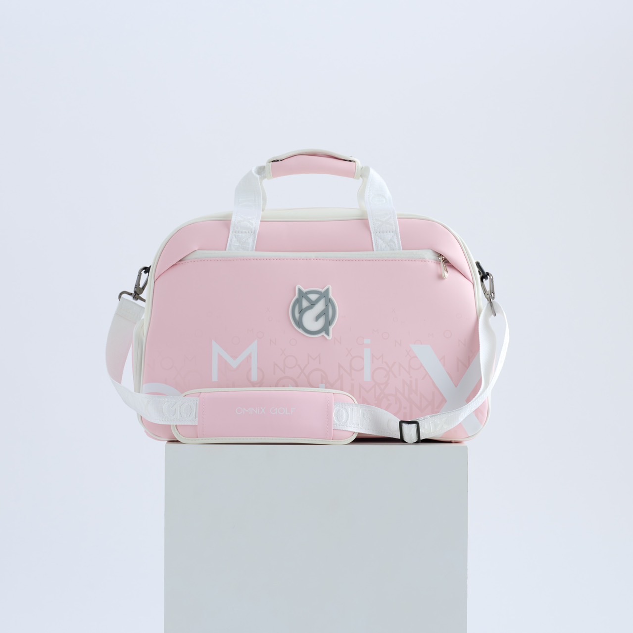 BOSTON BAG | Pink&White