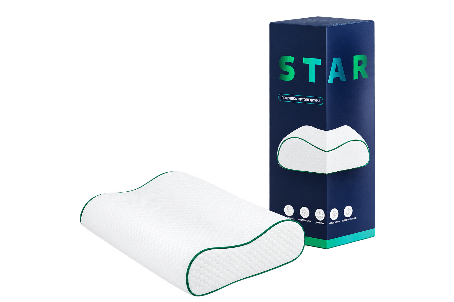 Подушка Noble Ergowave Star