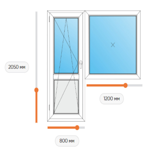 Балконний блок (лівий/правий)