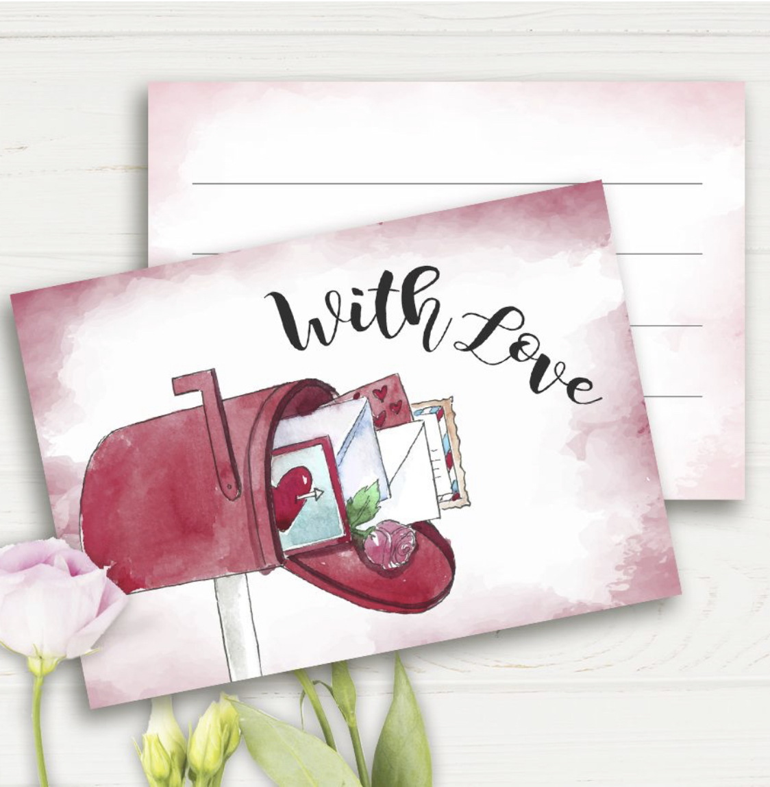Листівка "With love"