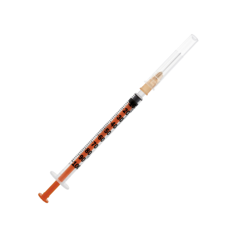 Seringues à insuline 1 ml stériles avec aiguille