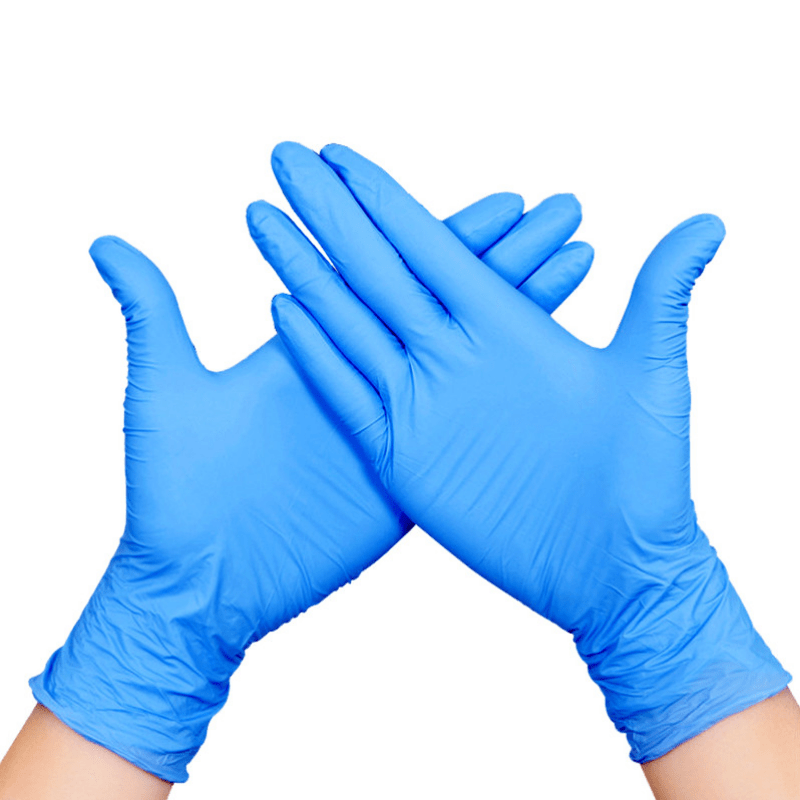 Powdered latex examination glove