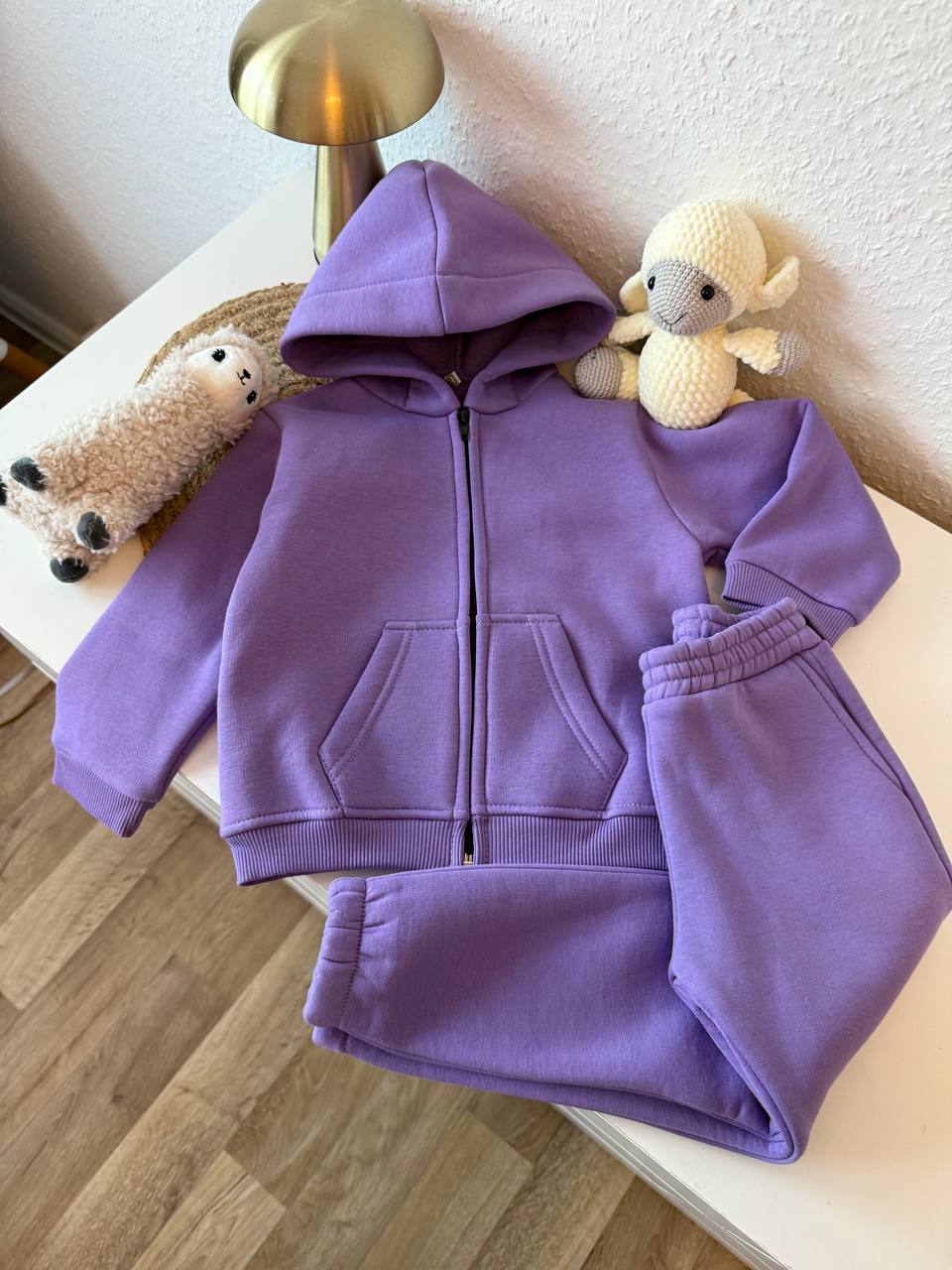 КОСТЮМ ДИТЯЧИЙ УТЕПЛЕНИЙ ФІОЛЕТОВА ЛАВАНДА