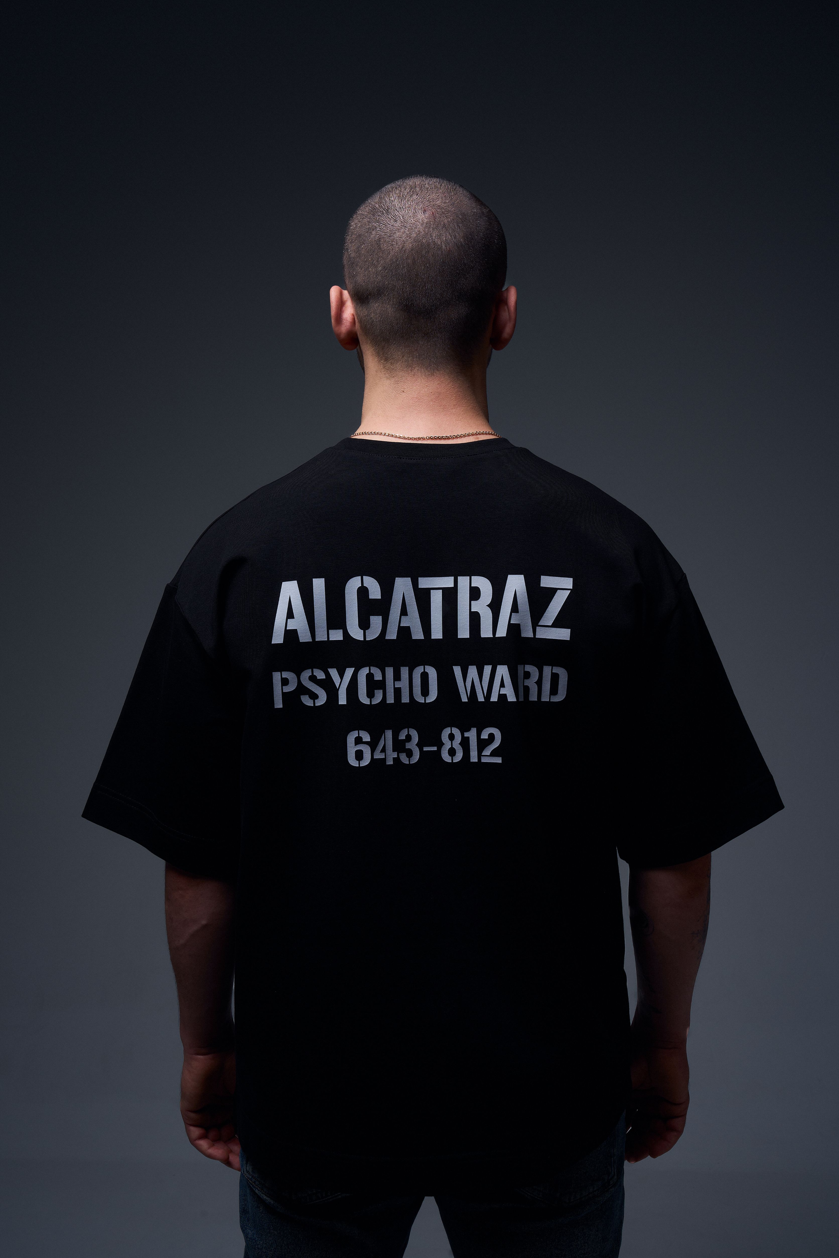 оверсайз футболка ALCATRAZ чорна