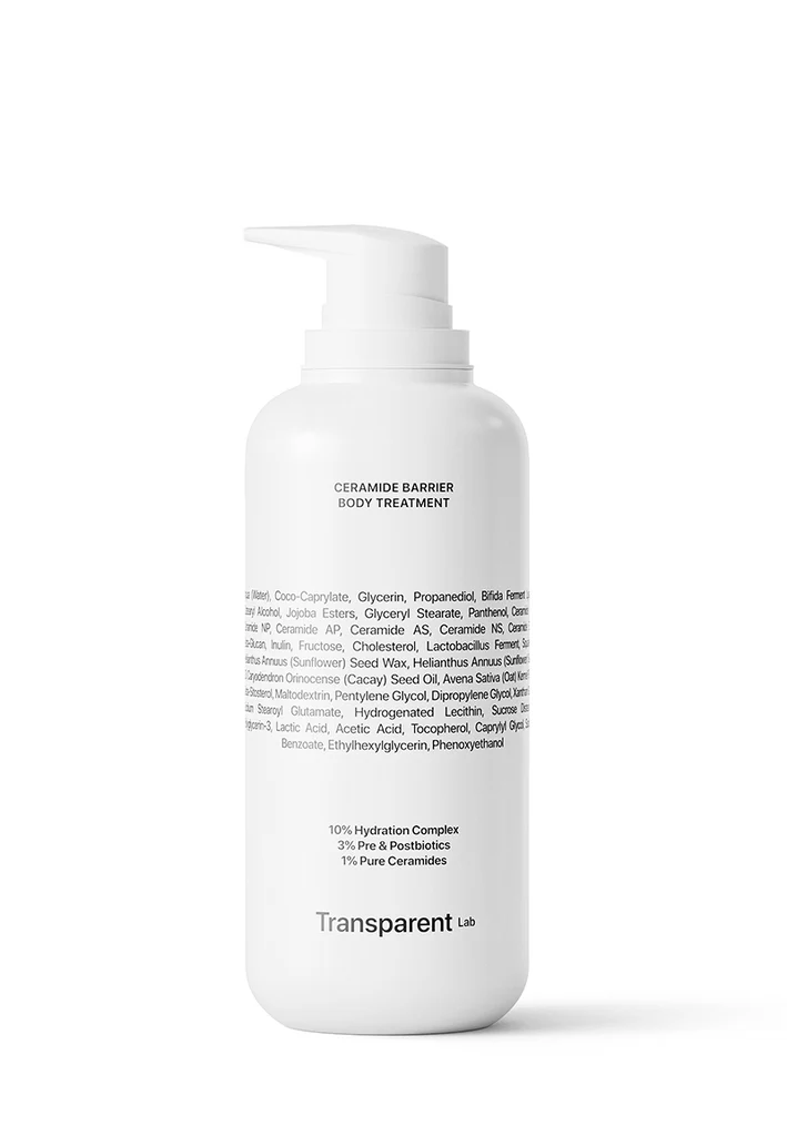 Transparent Lab Ceramide Barrier Body Treatment, 400 ml - Керамідний бар'єрний догляд за тілом