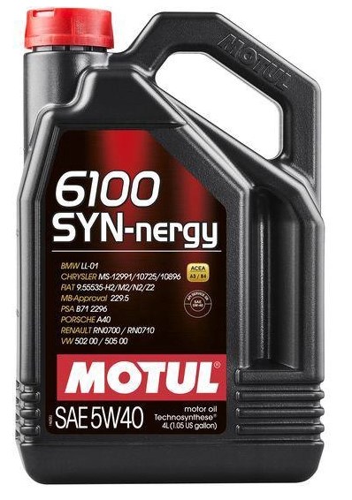 Моторна олива Motul 6100 SYN-NERGY 5W-40, 4л.