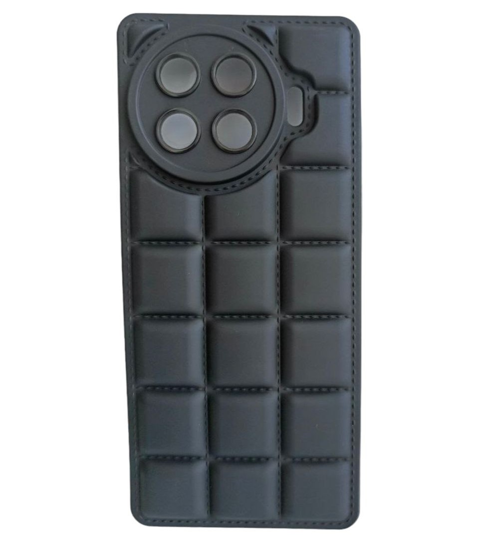 Чохол Fashion Case Chocolate для Tecno Spark 20 PRO+ Black