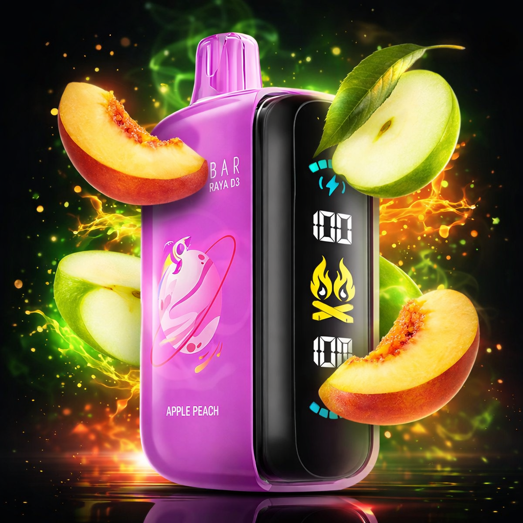 Ельф RAYA D3 25000 Apple Peach (Яблуко Персик)