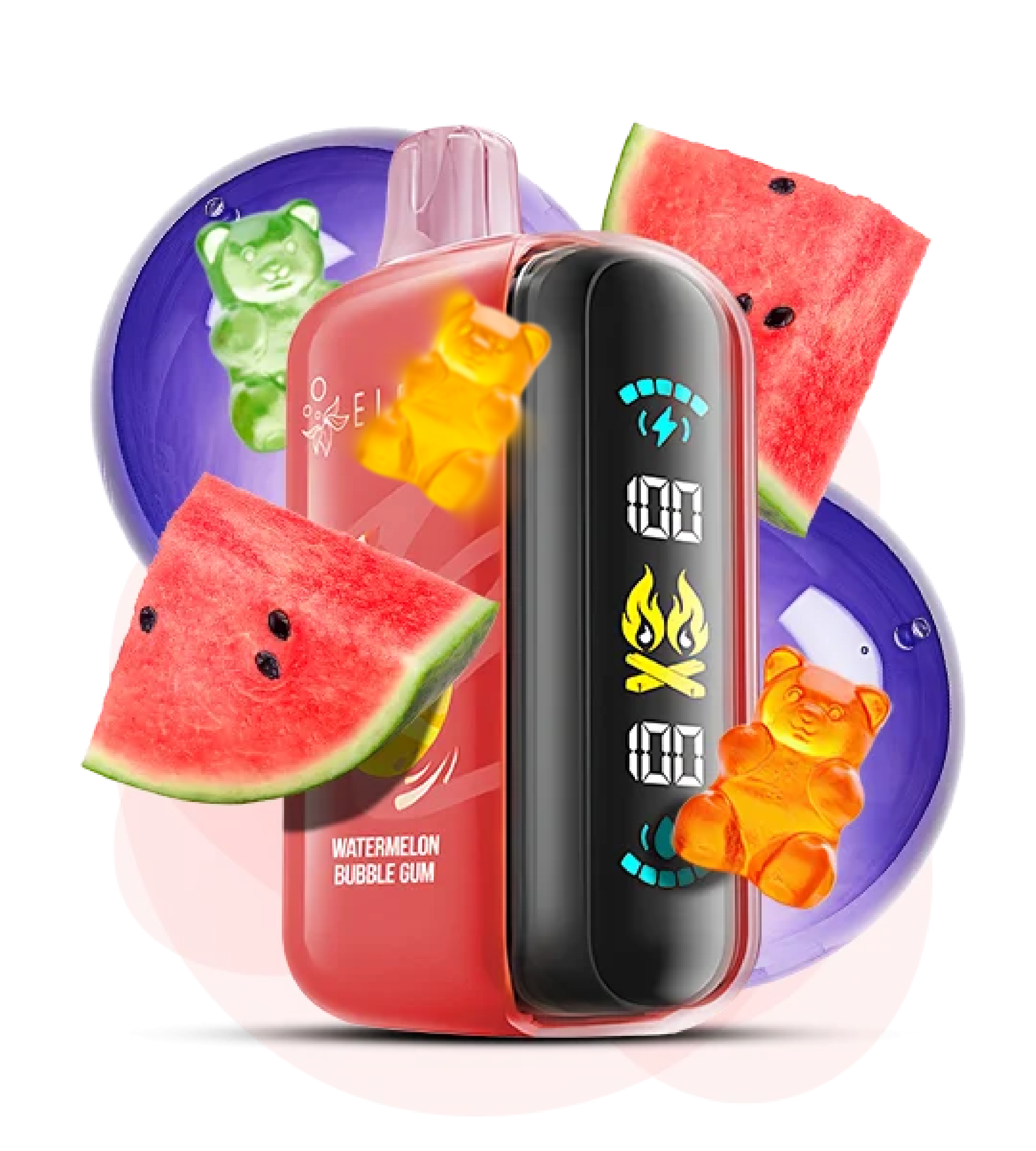Elf Bar RAYA D3 25000 Watermelon Bubble Gum (Кавун Жуйка)