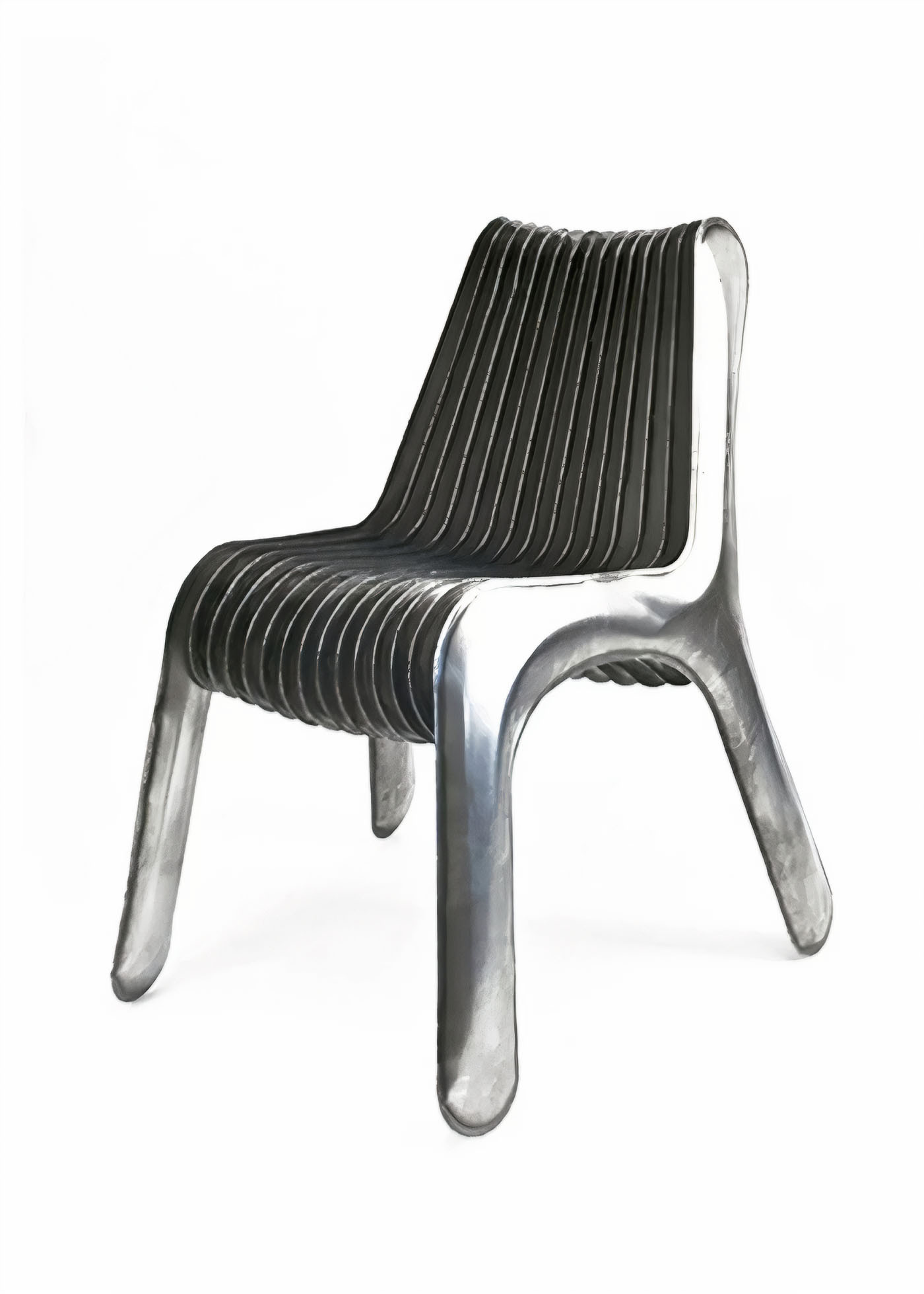 Стілець Steel In Rotation Chair Inox Polished