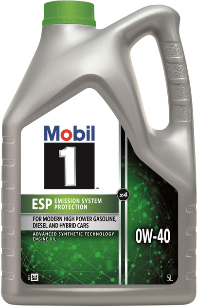 Олива Mobil 1 ESP Formula X4 0W-40, 5л.