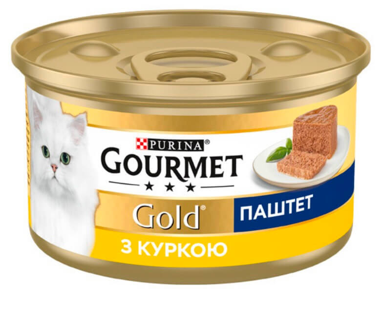 ГурмеГолд З куркою.Мус.Конс/кот 85г