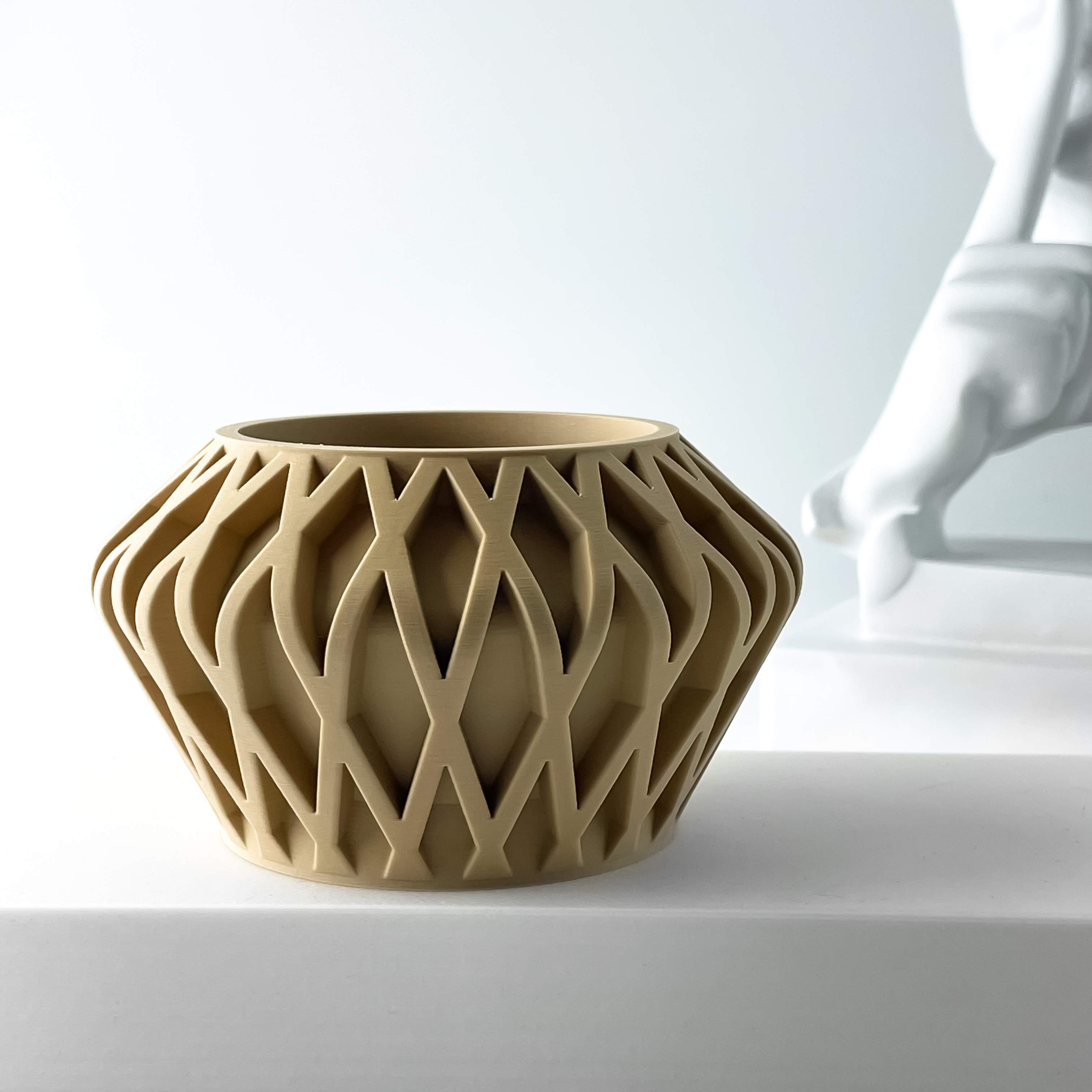 Suvan Planter Pot – Minimalist 3D Pot