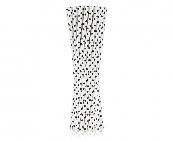 Трубочки в чорний горох Godan Eco 25шт