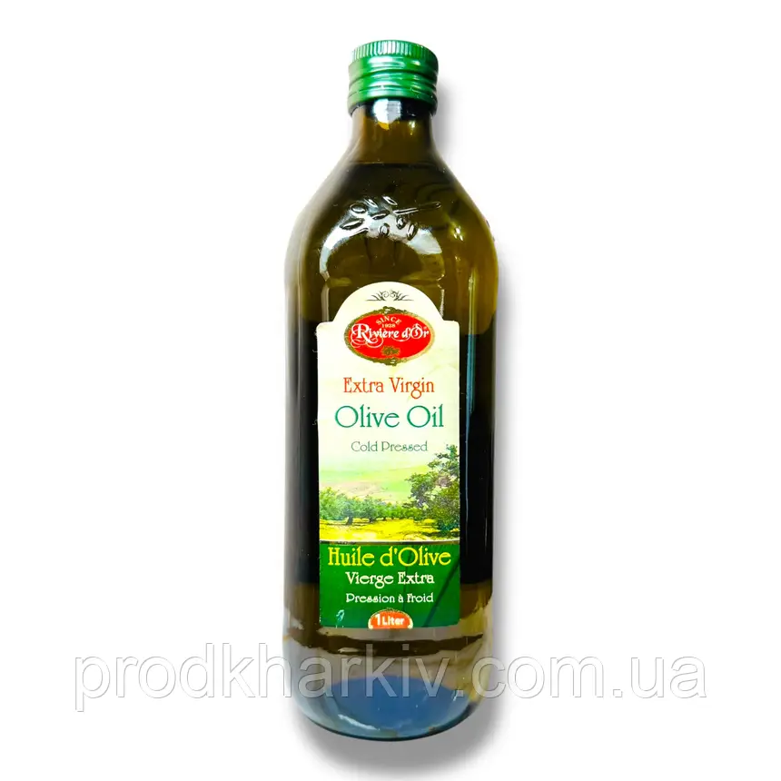 Оливкова олія Riviere d'Or Extra Virgin Перший холодний прес 1л.