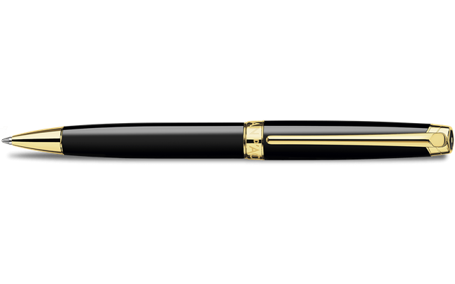 Кулькова ручка LÉMAN™ EBONY BLACK із позолотою