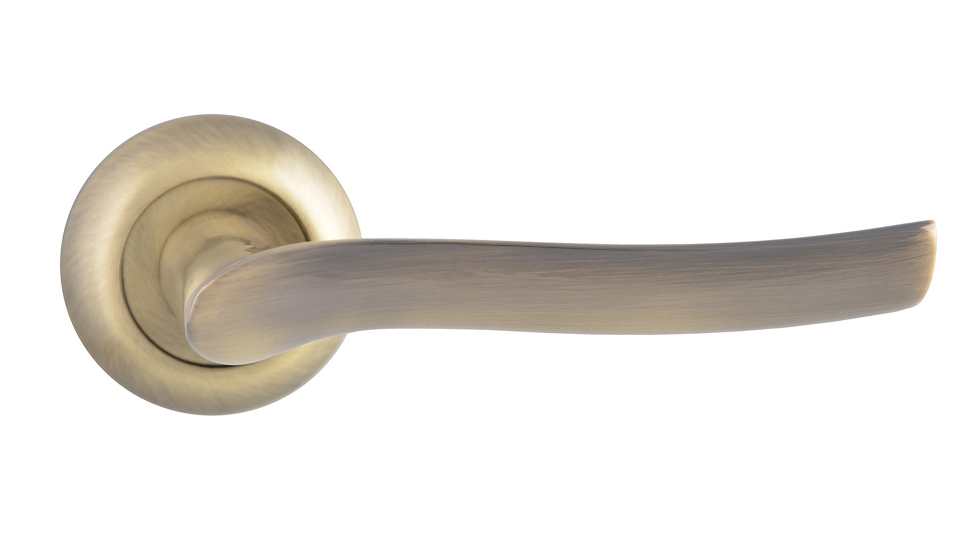 Ручка дверна SIBA Verona антична бронза на розетці R02 