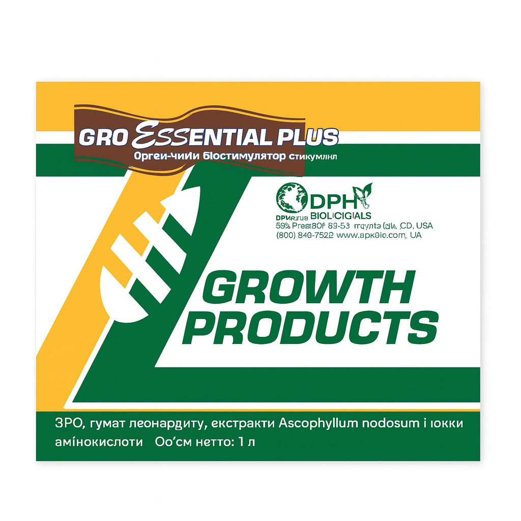 Рідке органічне добриво - біостимулятор  Gro Essential Plus  4 л (Гро есенціал)