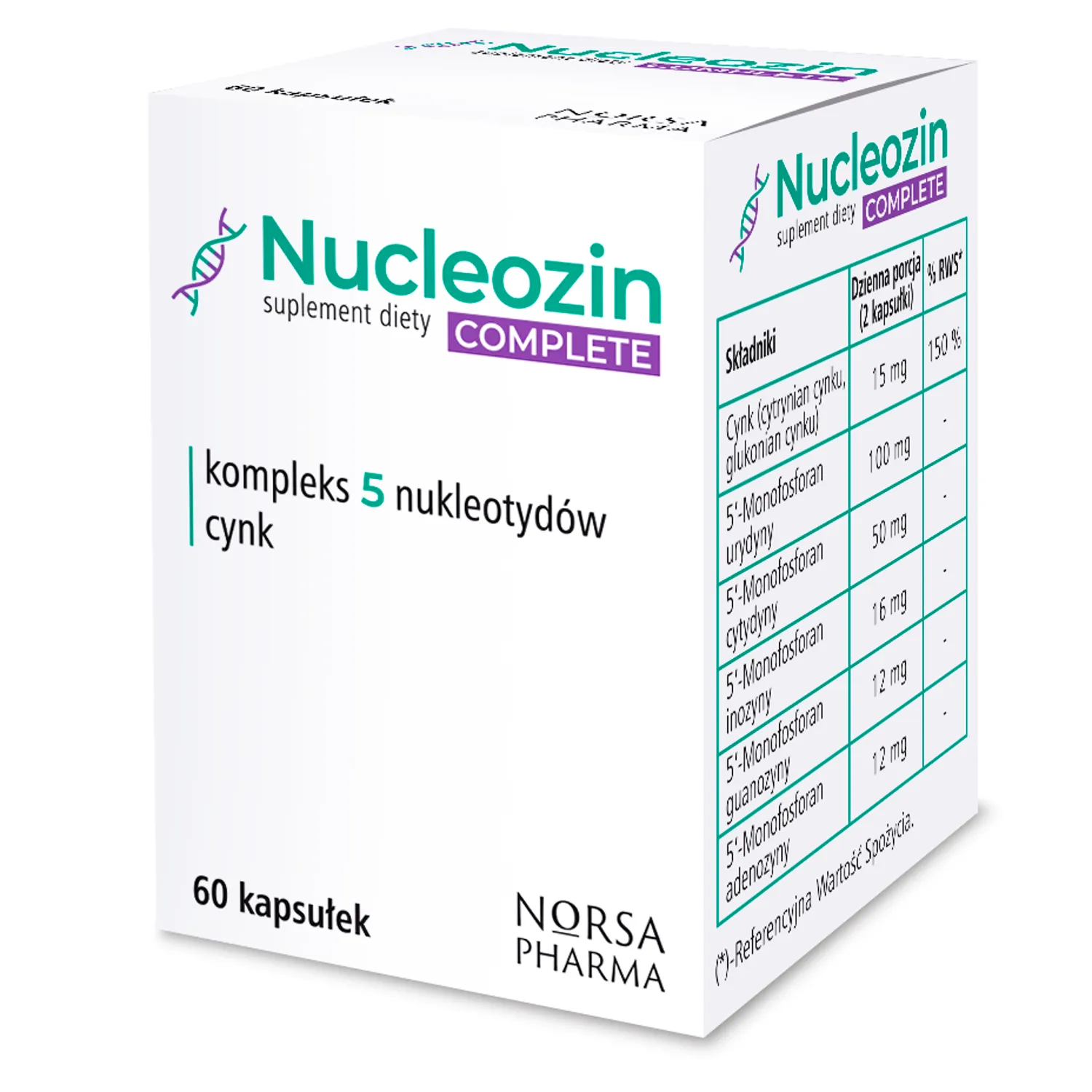 Nucleozin Complete для здоров’я мозку - 60 капсул