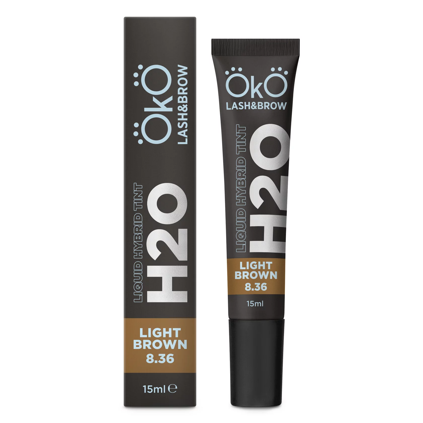 Боя OKO Liquid Hybrid Tint H20 Light Brown 8.36, 15 мл