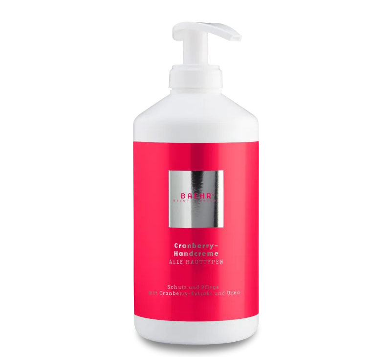 Крем для рук з екстрактом журавлини та сечовини (Сranberry-Handcreme) Baehr, 500 мл
