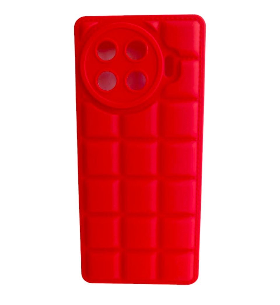 Чохол Fashion Case Chocolate для Tecno Spark 20 PRO+ Red