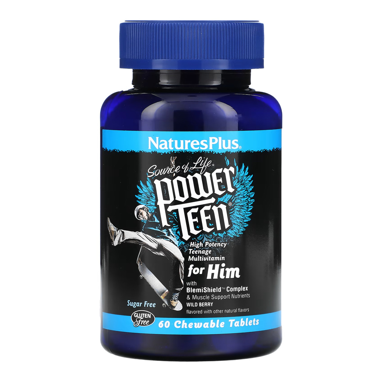 Мультивітаміни для хлопчиків-підлітків, Power Teen His Chewable - 60 tabs