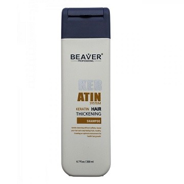 ШАМПУНЬ З КЕРАТИНОМ ДЛЯ ЗВОЛОЖЕННЯ І УЩІЛЬНЕННЯ ВОЛОССЯ Beaver Keratin Hair Thickening Shampoo   200 мл