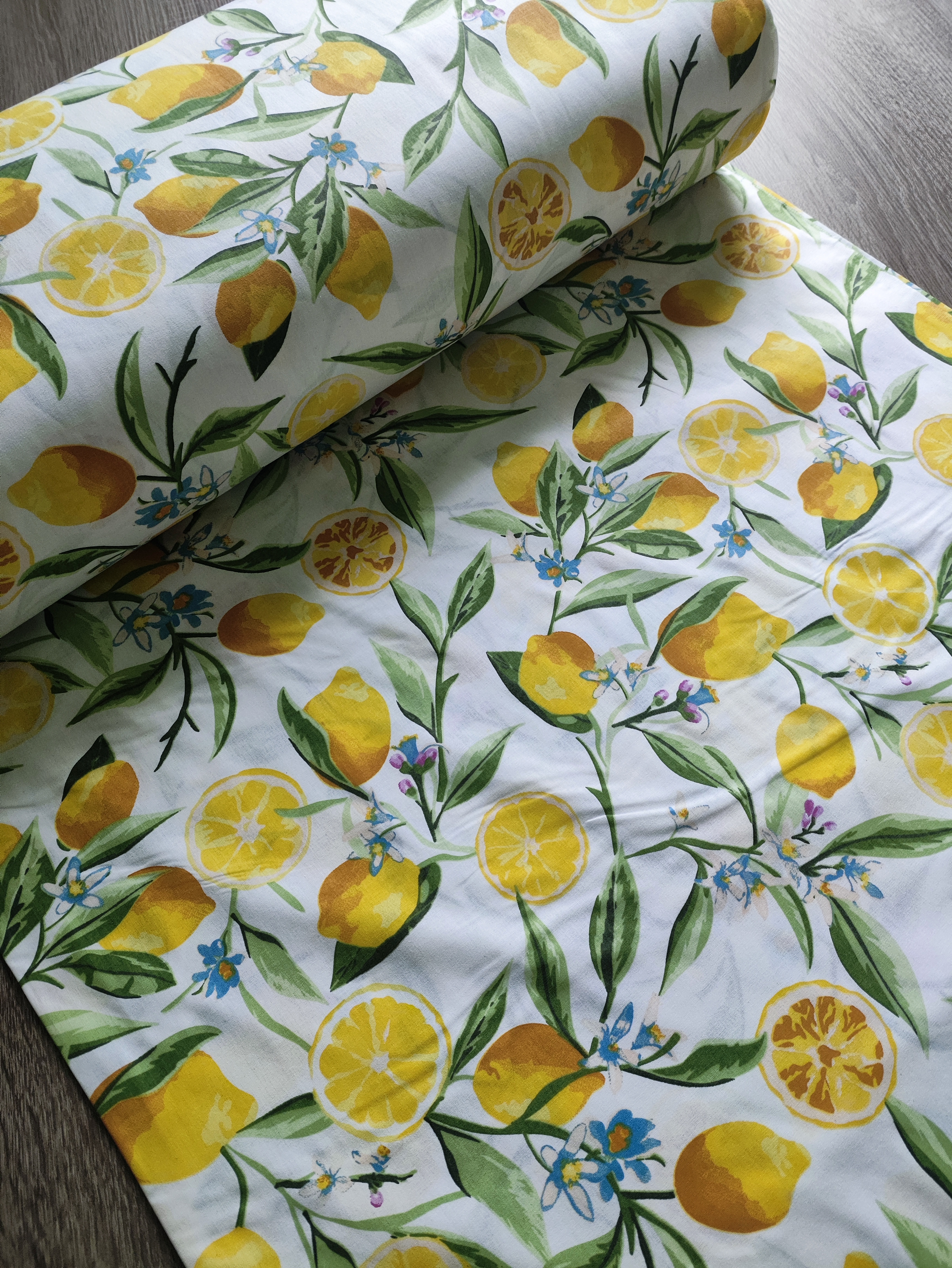 Тканина Ранфорс - Соковиті лимони