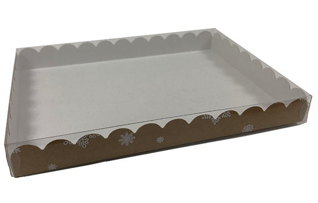 Коробка для пряників крафт 30×23,5×3 см
