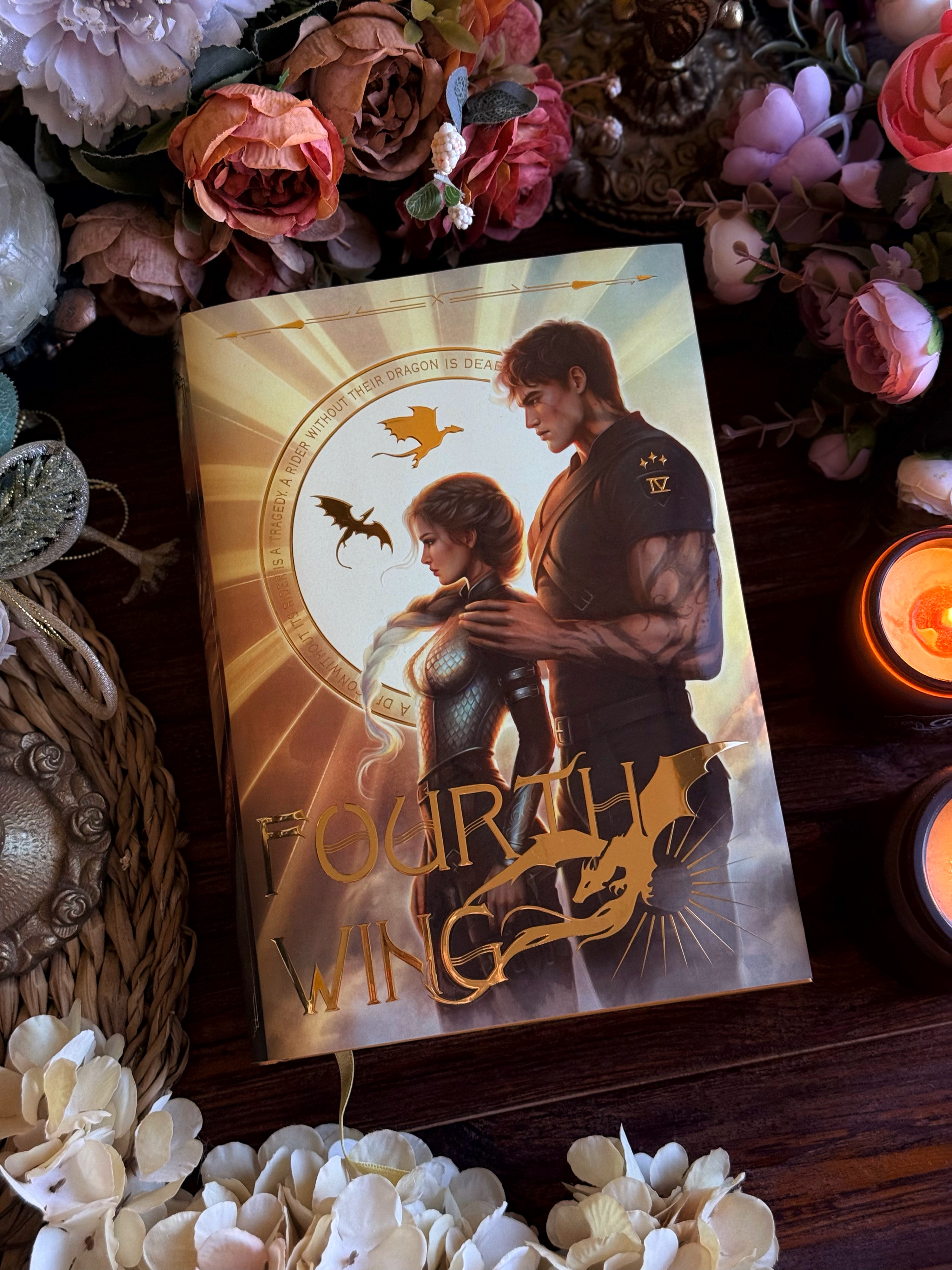 Суперобкладинка Fourth Wing inspired