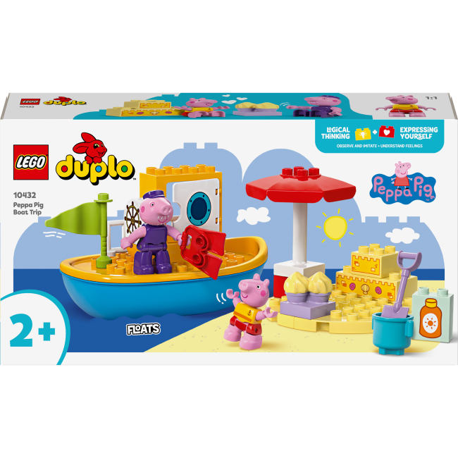 Конструктор LEGO DUPLO Морська прогулянка Пеппи на човні (10432)