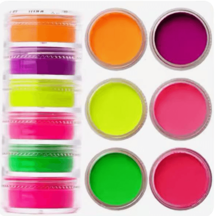 Neon Pigment Color set of 6 pcs